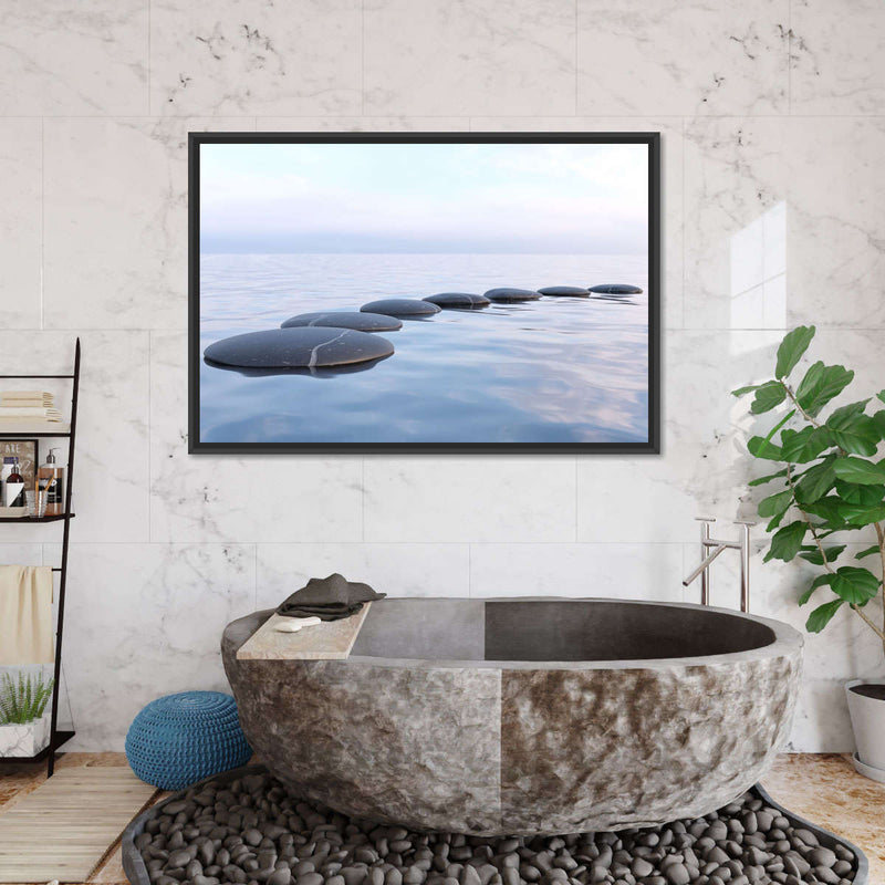 Water Zen Stones Wall Art