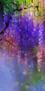 Spring Landscape Abstract Wall Art