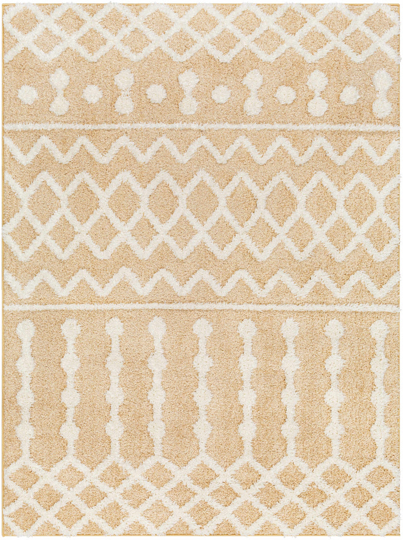 Ilyas Camel Plush Area Rug