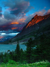 St. Mary Lake Dramatic Sunrise Wall Art