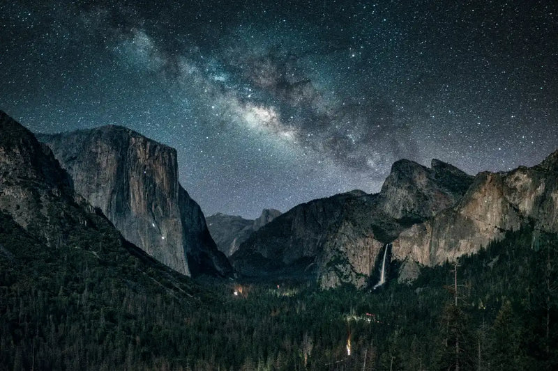 Stargazing At Yosemite Wall Art