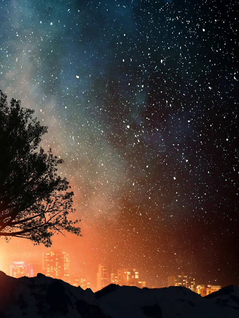 Starry Tree Wall Art