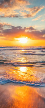 Summer Ocean Sunrise Wall Art