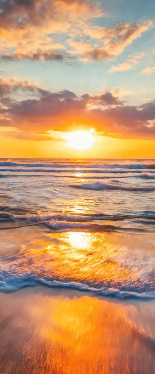 Summer Ocean Sunrise Wall Art