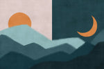 Sun And Moon Outdoor Wall Art
