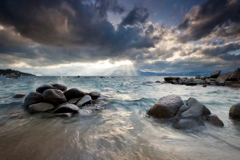 Sunlit Lake Tahoe Wall Art
