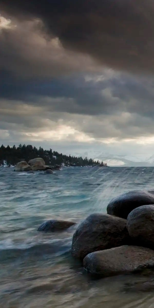 Sunlit Lake Tahoe Wall Art