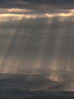Sunrays And Cloudy Sky Wall Art