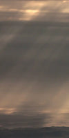 Sunrays And Cloudy Sky Wall Art