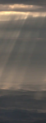 Sunrays And Cloudy Sky Wall Art