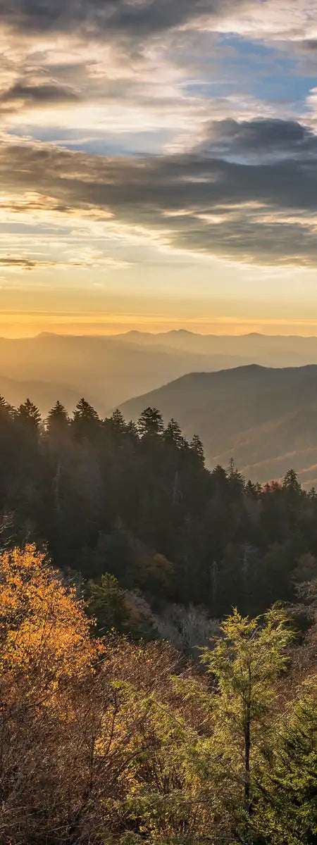 Sunrise In Smoky Mountains Wall Art