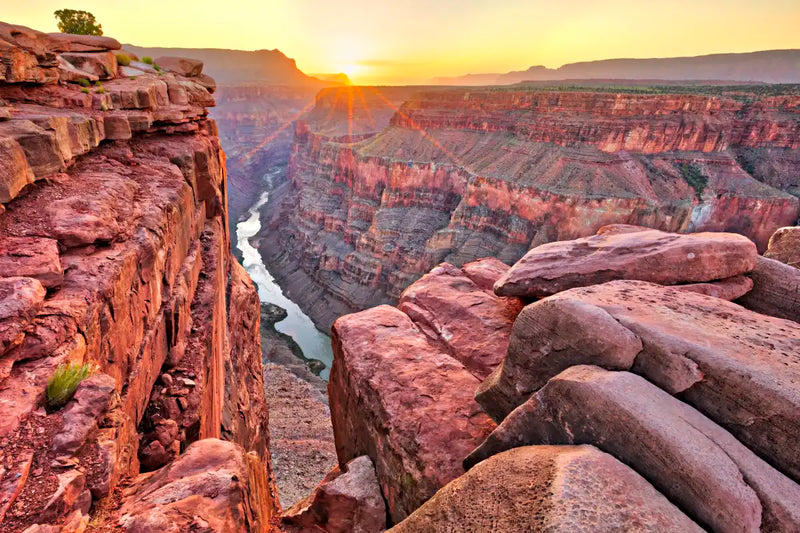 Sunrise Over Grand Canyon Wall Art