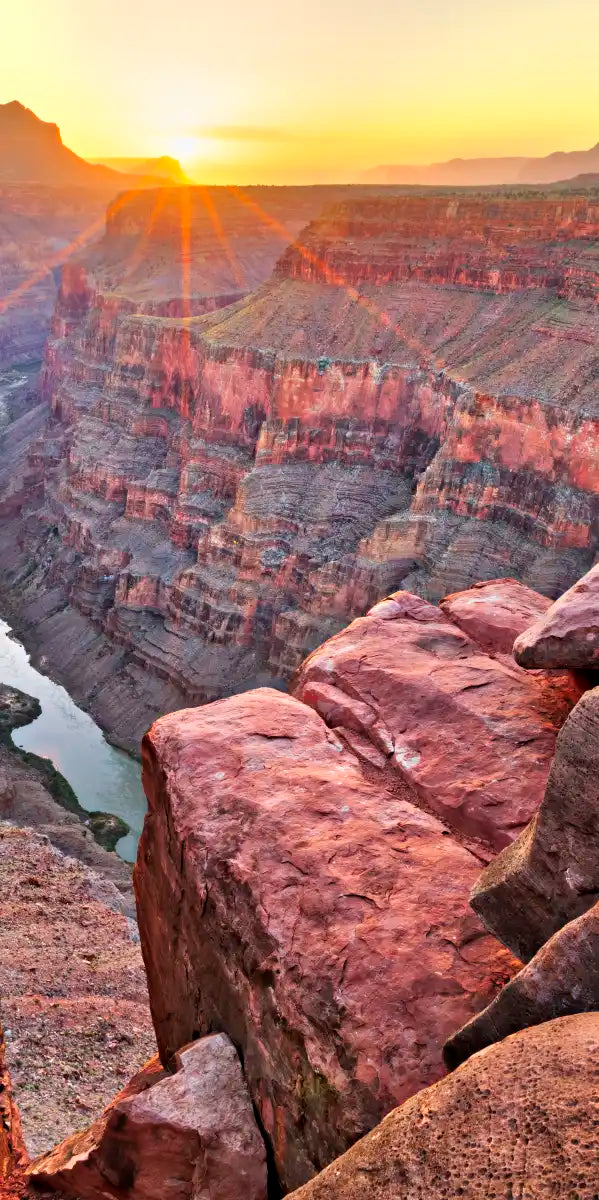 Sunrise Over Grand Canyon Wall Art