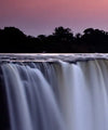 Sunset At Victoria Falls Wall Art
