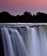 Sunset At Victoria Falls Wall Art