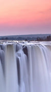 Sunset At Victoria Falls Wall Art
