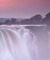 Sunset At Victoria Falls Wall Art
