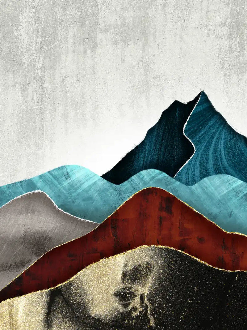 Sunset Over Mountains Wall Art