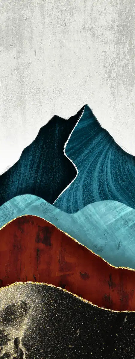 Sunset Over Mountains Wall Art