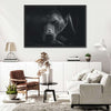 Monochrome Brown Bear Wall Art