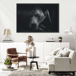 Monochrome Brown Bear Wall Art