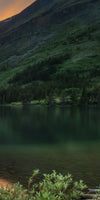 Swiftcurrent Sunset Lake Wall Art