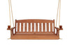 Amish Casual 4 Foot Cedar Stain Mission Porch Swing with Clearcoat