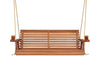Amish Casual 5 Foot Roll Back Porch Swing in Cedar with Clearcoat