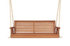Amish Casual 4 Foot Roll Back Porch Swing in Cedar Stain