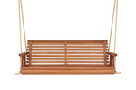 Amish Casual 4 Foot Roll Back Porch Swing in Cedar Stain