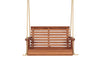 Amish Casual 3 Foot Roll Back Porch Swing in Cedar with Clearcoat