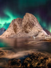Swirling Moskenes Aurora Wall Art