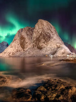 Swirling Moskenes Aurora Wall Art