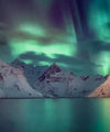 Swirling Moskenes Aurora Wall Art