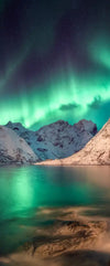 Swirling Moskenes Aurora Wall Art