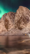 Swirling Moskenes Aurora Wall Art