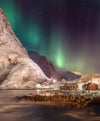 Swirling Moskenes Aurora Wall Art