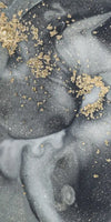 Swirly Fluid Abstract Wall Art