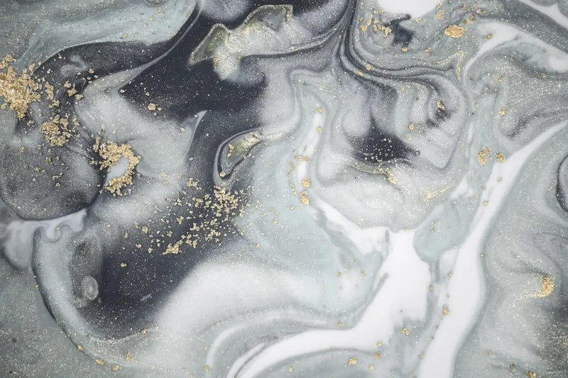 Swirly Fluid Abstract Wall Art