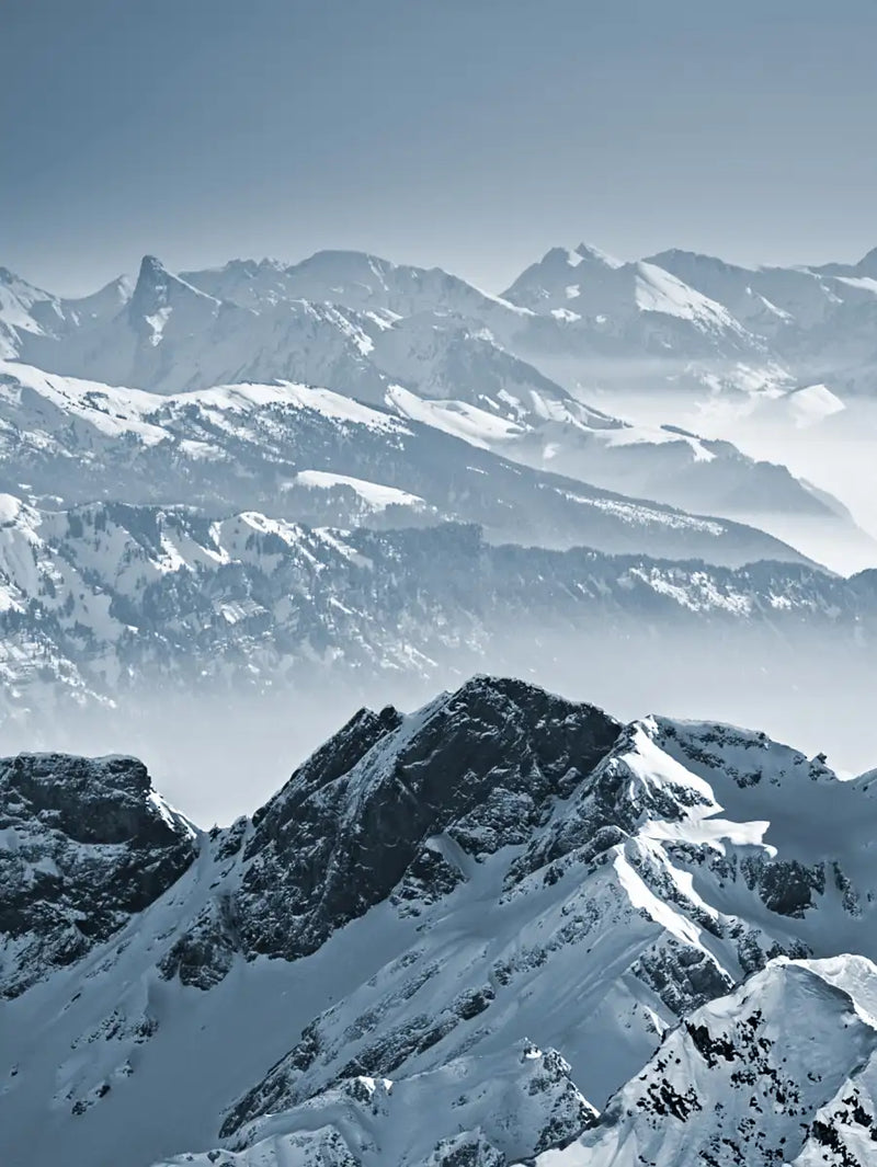 Swiss Mountain Peaks Wall Art