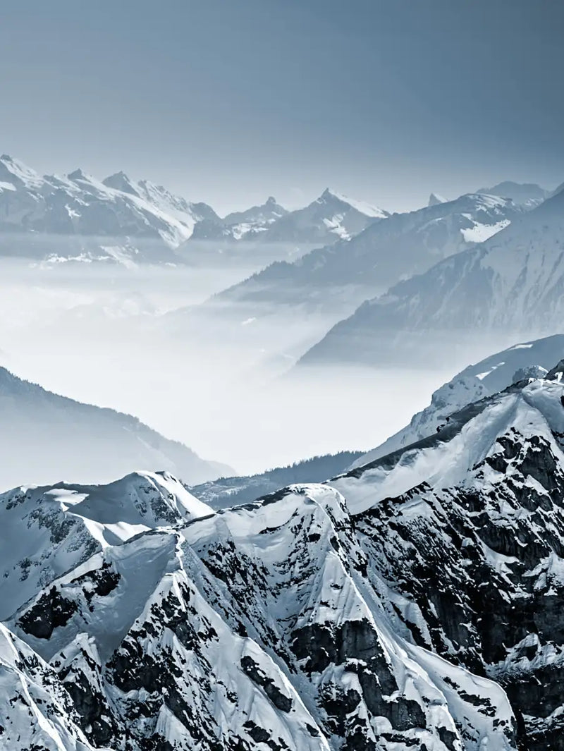 Swiss Mountain Peaks Wall Art