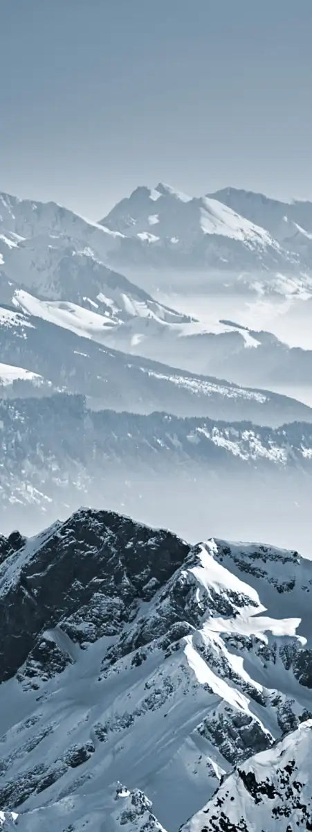 Swiss Mountain Peaks Wall Art