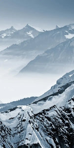 Swiss Mountain Peaks Wall Art