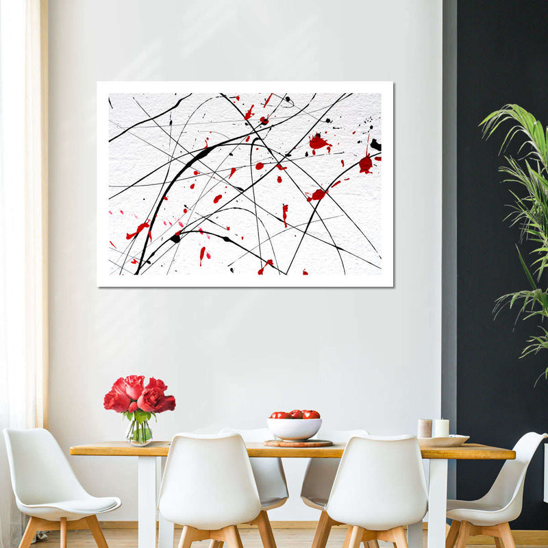 Modern Abstract Splash Wall Art