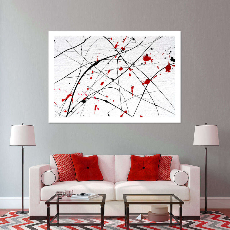 Modern Abstract Splash Wall Art