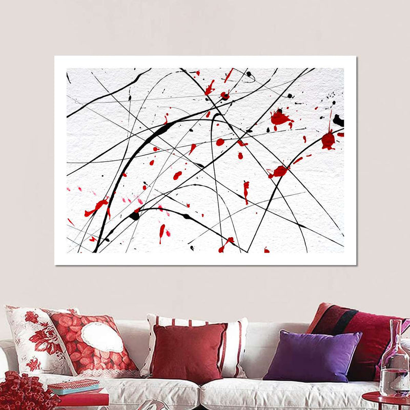 Modern Abstract Splash Wall Art