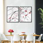 Modern Abstract Splash Wall Art