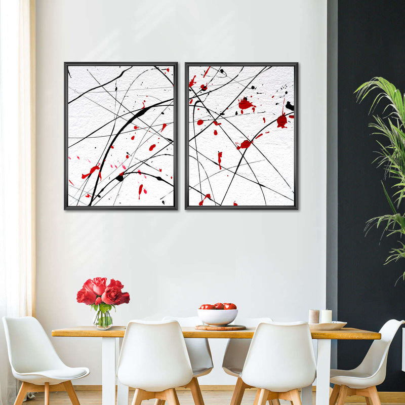 Modern Abstract Splash Wall Art