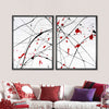 Modern Abstract Splash Wall Art
