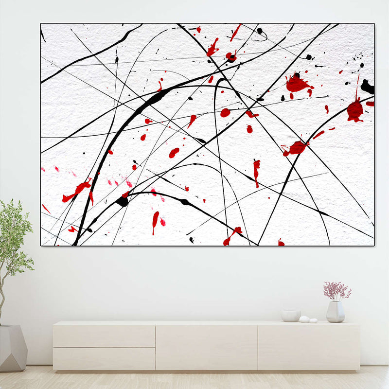 Modern Abstract Splash Wall Art